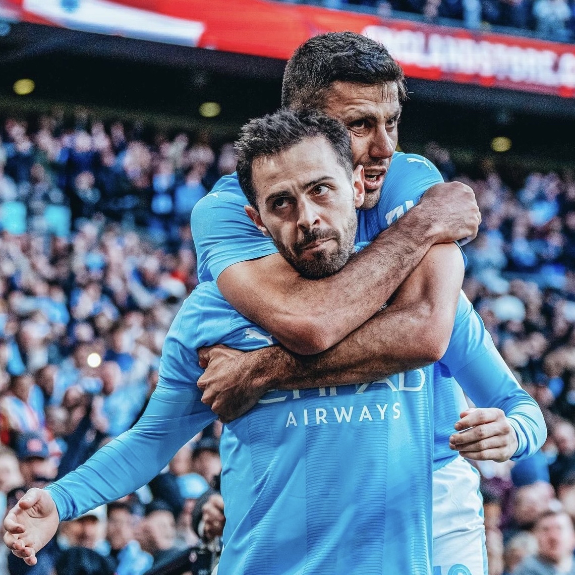 曼城横扫英格兰，布鲁诺送出助攻