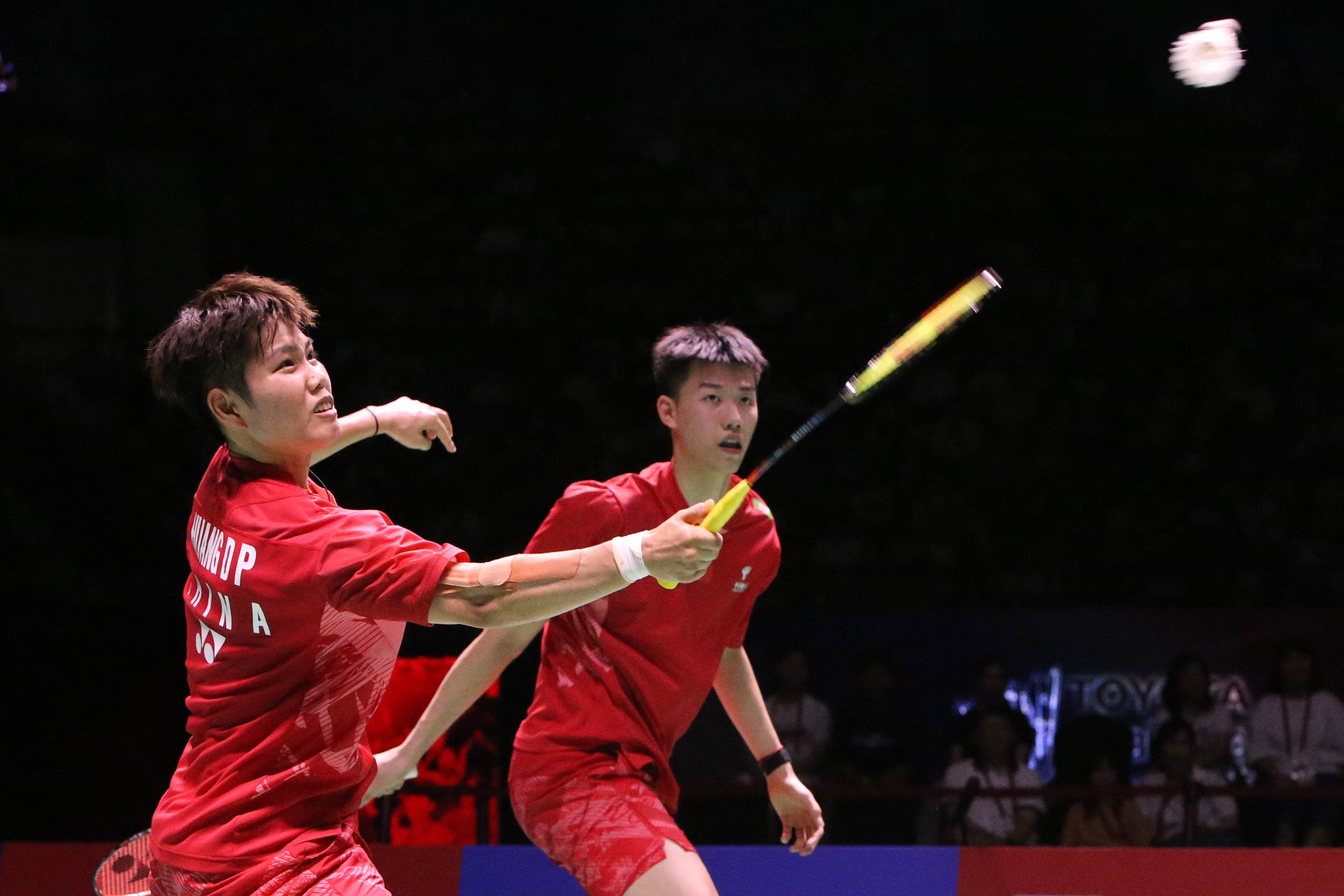 韩国羽毛球队轻取泰国羽毛球队，陶菲克统治全场